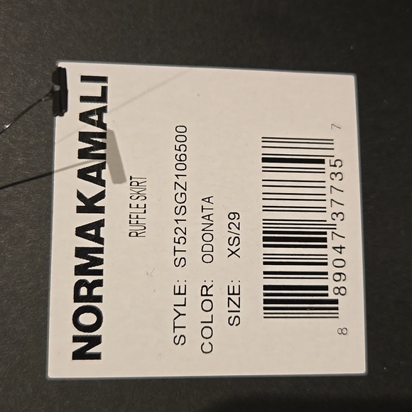 NWT! Norma Kamali Ruffle Skirt - Picture 2 of 4